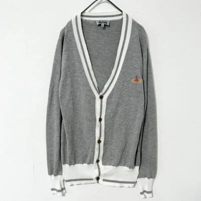 Cárdigan tejido con cierre de botones gris talla M VIVIENNE WESTWOOD para hombre USADO Foto 1 de 4