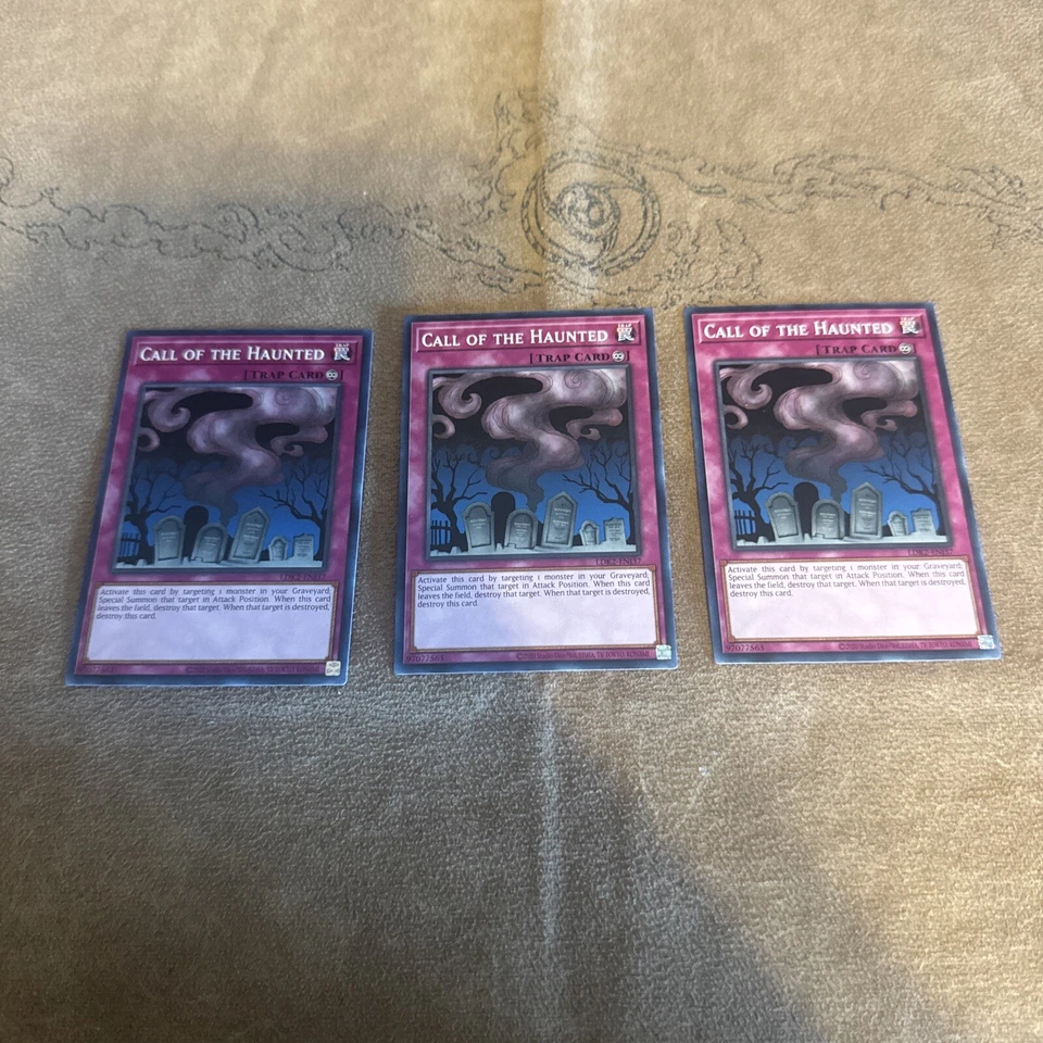 Yugioh! Call of the Haunted x3 LDK2-ENJ37 Playset NEW Unlimited NM/M - Image 1 of 1