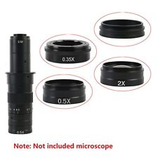 0.35X 0.5X 1X 2X Auxiliary Objective Glass Lens M42  Thread For Microscopes