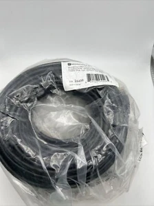 Monoprice Cat6A Ethernet Patch Network Internet Cord RJ45 STP 26AWG 75ft Blk - Afbeelding 1 van 3