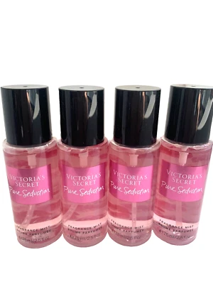 NUEVO Victoria's Secret Fragancia Corporal Mini Niebla Pura Seducción TSA Viaje Juego de 4 Piezas Foto 1 de 2