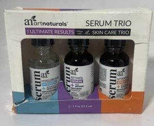Artnaturals Anti-Aging Serum Set 3 x 30ml Hyaluronic Retinol Vit C Skin Care - Picture 1 of 8