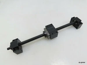 THK BNK1510+370L BK12+BF12 Ground Ball Screw W/ nut bracket CNC BSC-I-570=1C41 - Picture 1 of 12