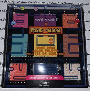 Wet n Wild X Limited Edition PAC-MAN 9 Color Eyeshadow Palette * GAME OVER * New