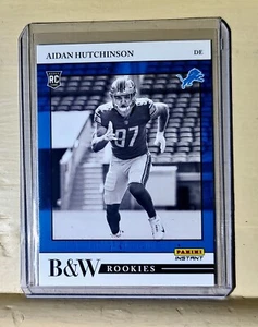 Aidan Hutchinson 2022 Panini NFL Black & White Rookies #2 Football Card 1 of 649 - Picture 1 of 2