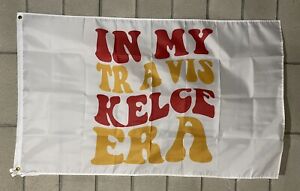 Panneau Taylor Swift drapeau livraison gratuite dans mon Travis Kelce Eras Tour Chiefs USA 3x5'