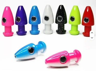 Cabezas de señuelo de pesca Seawitch Trolling Wahoo, Kingfish, Mahi, Atún 3/4, 1 oz Sea Witch Foto 1 de 2