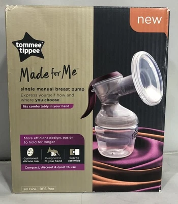 Tommee Tippee Made for Me Single Manual Breast Pump BPS Free - Image 1 of 4