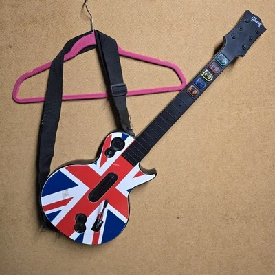 Controlador British Flag Gibson Les Paul Guitar Hero 95121.805 PS3 sin dongle Foto 1 de 4