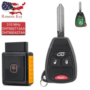 DIY Programmer + Remote Key Fob For 2006 2007 2008 2009 2010 Chrysler PT Cruiser - Picture 1 of 8