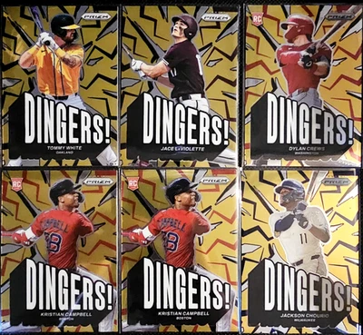 2025 Panini Prizm Baseball - Inserts - Dingers, Prizmatic, Fireworks - You pick! - Image 1 of 4