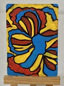 Original Abstract ACEO Art Card - Picture 1 of 6