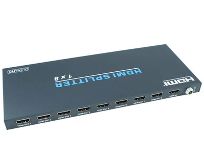 8 Port HDMI Amplified Splitter (Video/Audio) 4Kx2K @60Hz / 4:4:4 / HDCP2.2 - Image 1 of 2