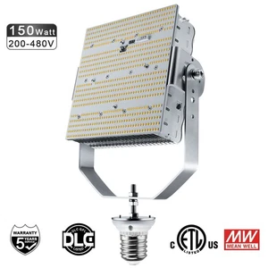 480V 150W LED Shoebox Retrofit Kit Replace 400W MH/HPS Parking Lot Street Light - Picture 1 of 10