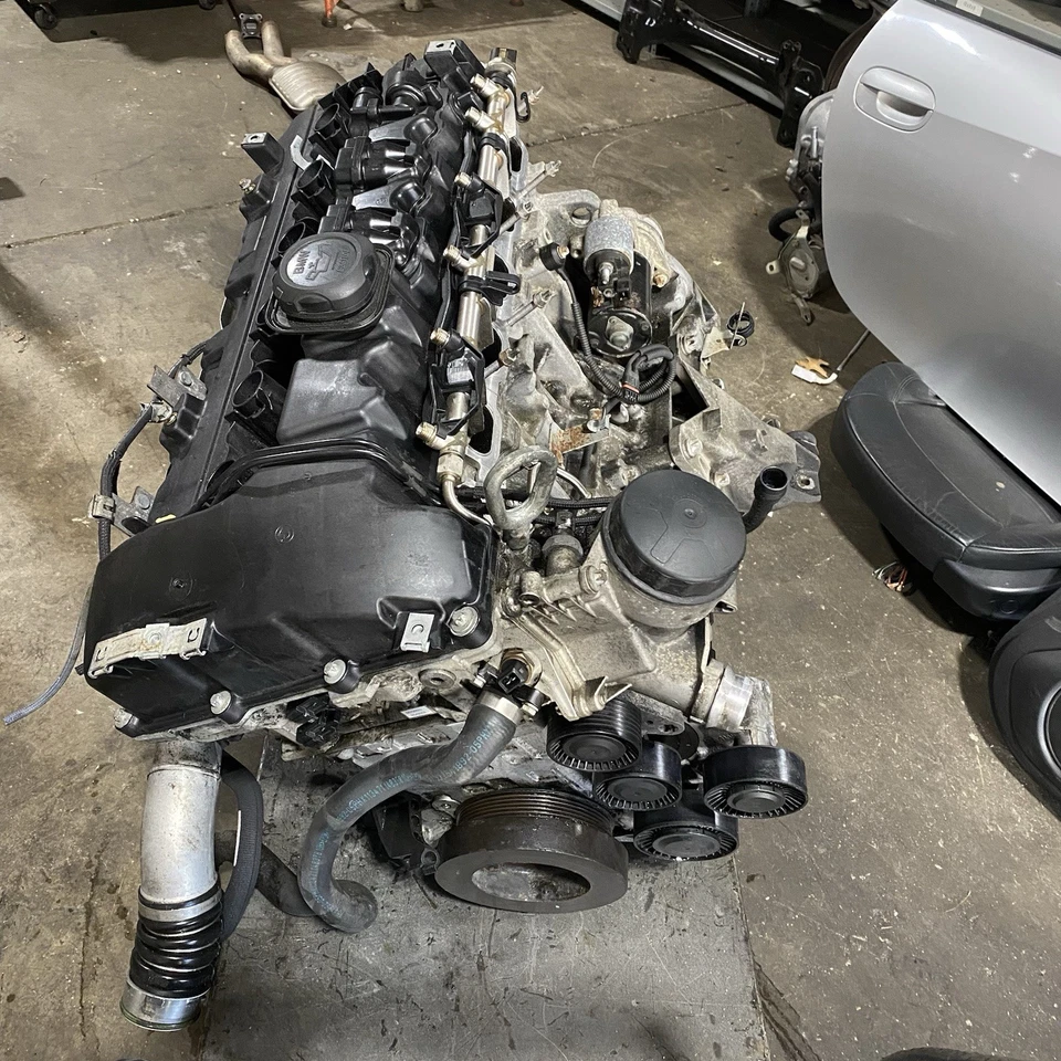 ☑️ 07-13 OEM BMW E82 E88 E92 E93 E90 Long Block 8-Bolt N54 ENGINE MOTOR 117K Foto 1 de 4