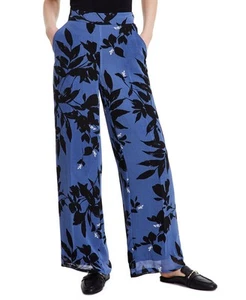 Anne Klein Women's Printed Wide-Leg Pull-On Pants - Picture 1 of 10