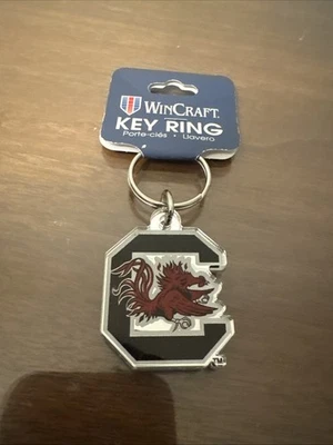 Llavero de metal con logotipo 3D de Carolina del Sur Gamecocks con licencia de la NCAA Foto 1 de 4
