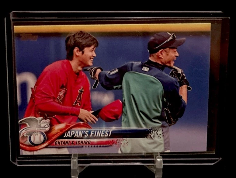 Shohei Ohtani/Ichiro 2018 Topps Update Japans Finest #US153 *COMO NUEVO* Foto 1 de 2