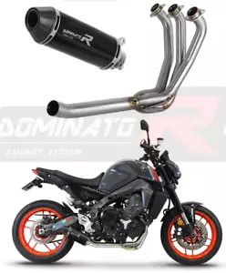 Complete Exhaust HP3 Titanium Black Yamaha Tracer 9 MT 09 MY 2021 2022 2023 2024 - Picture 1 of 12