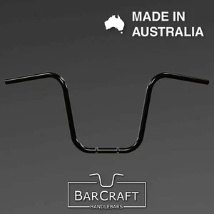 14" APE HANGERS | 7/8" BLACK | Street 500 750 XG 500 V Star 250 XVS Handlebars - Picture 1 of 9