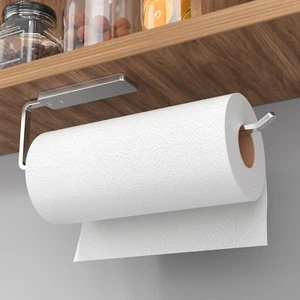 Küchenrollenhalter Ohne Bohren - Küchen Organizer Für Küchenrolle, 31 Cm Küchenr - Bild 1 von 7