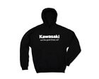 Kawasaki Let The Good Times Roll Pullover Black Hooded Sweatshirt K002-1302-BK