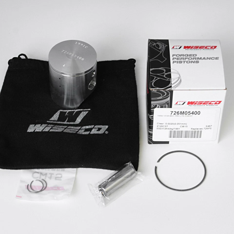 Yamaha YZ125, 1998 1999 2000 2001, Kit Pistón Wiseco .080 - 726M05600 - YZ 125 Foto 1 de 1