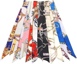 6 Pack Scarf Bags for Women Handbag Scarfs Band Narrow Scarf Hair Neck Scarf ... - Picture 1 of 2