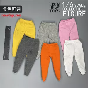 1:6 Sporting Pants Trousers Clothes Fit 12" Male AT030 Action Figure Body Toys - Picture 1 of 12