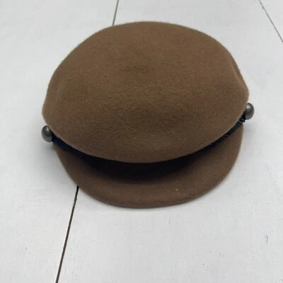 A New Day Sombrero de Newsboy Marrón Necan Cordón Ribete Mujer’s Talla Única Foto 1 de 4