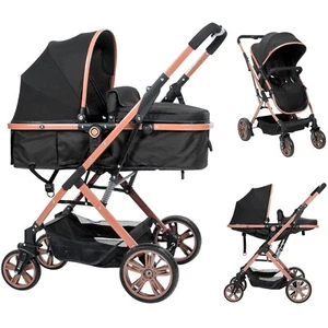 MEJOR Andador Plegable Bebe Cochecito Carriola Con Asiento De Coche Viaje Ninas - Imagen 1 de 7