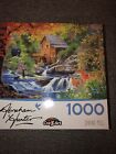 Jigsaw Puzzle 1000 Spring Mill Abraham Hunter #6400 27X20 Inches
