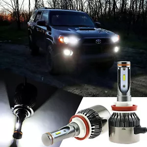 Set Xenon White 1800LM LED Bright Headlight Bulbs for Toyota 4Runner 2016-2019 - Bild 1 von 12