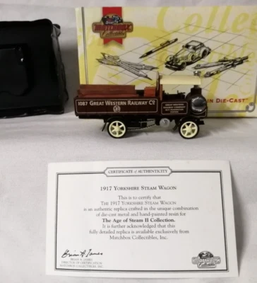 Matchbox Collectibles Models of Yesteryear YAS11-M - 1917 Yorkshire Steam Wagon. - Image 1 of 4