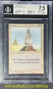 MTG Limited Edition Alpha 1993 Blessing BGS 7.5Q++ NM+ Old School 93/94 - Picture 1 of 6