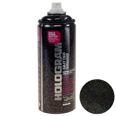 FLORISTIK24.DE Hologram Glitter Spray Spray Glitterato Satinato 400ml - Spray Decorativo per Artigianato,