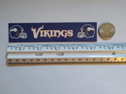 NFL Minnesota Vikings Team Magnet Put On Refrigerator Or Any Metal Surface Cover