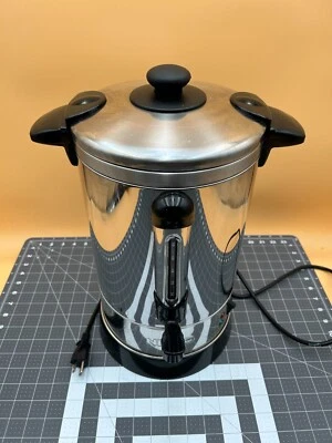 Nesco 30-Cup Coffee Urn CU-30 Nesco Silver - Image 1 of 4