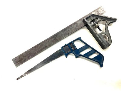 STANLEY TOOLS HANDYMAN 12” COMBINACIÓN CUADRADA H1222-1/2 Y SIERRA DE CALAR 1275-B Foto 1 de 4