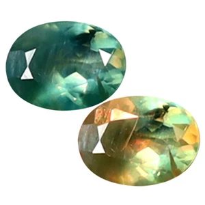 0.18 ct Lovely Oval Shape (4 x 3 mm) Un-Heated Color Change Alexandrite Gemstone - Picture 1 of 3