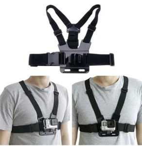Imbracatura pettorina universale Go Pro supporto regolabile action camera nuova - Foto 1 di 5