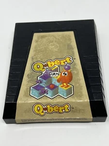 VINTAGE 1983 COLECOVISION ATARI 2600 Q*BERT VIDEO GAME CARTRIDGE WITH MANUAL - Picture 1 of 4