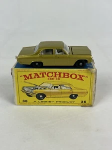 Vintage Matchbox Lesney MOKO / #36 Opel Diplomat w/ Original Box / 1966 - Picture 1 of 11