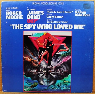 Original Soundtrack ~James Bond~ The Spy Who Loved Me ~ 1977 U.A. LP  Vinyl VG++ - Image 1 of 4