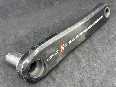 Manivela Campagnolo Super Record 11 velocidades fibra de carbono 175 mm SOLO LADO IZQUIERDO ¡LEER! Foto 1 de 4