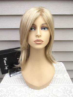 Jon Renau Topper 5991  TOP STYLE 12" CREME BRULEE Blonde 24B22  Mono READ - Image 1 of 4