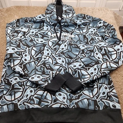 Moletom com capuz Disney Star Wars The Child Baby Yoda estampa total 2XL - Imagem 1 de 4