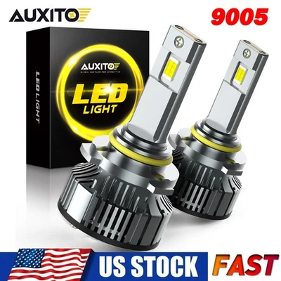 9005 HB3 LED Headlight Super Bright Bulbs Kit 6500K White 20000LM HIGH/LOW BEAM - Image 1 of 4
