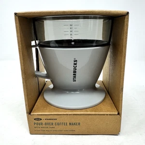 Starbucks OXO Single Serve Auto-Drip Pour-Over Coffee Maker with Water Tank Gray - Picture 1 of 5