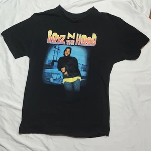 BOYZ N THE HOOD Ice Cube Short Sleeve T-Shirt Movie T Black (Size XS) - Picture 1 of 3